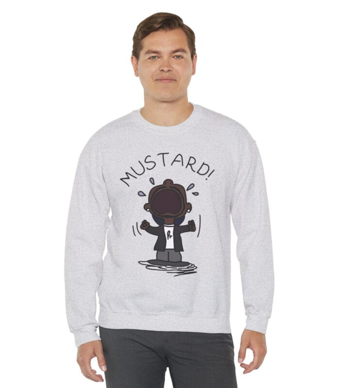 Kendrick Lamar Mustard Crewneck Sweatshirt USA